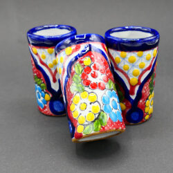 Tequilero mexikanisches Tequilaglas Flor de Tlaxcala