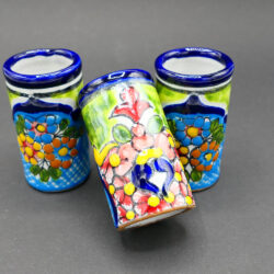 Tequilero mexikanisches Tequilaglas Maya Azul Cielo